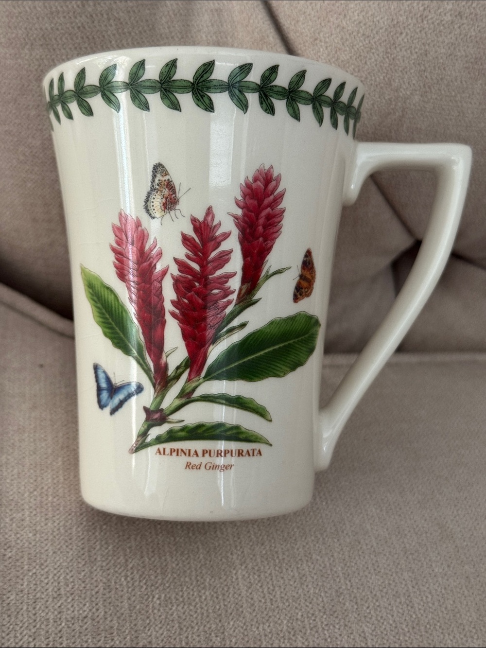 Exotic Botanic Garden Portmeirion Mug Alpinia Purpurata Red Ginger